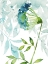 Picture of FLOWER AND LEAF LAYERS I