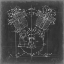 Picture of MOTORCYCLE ENGINE BLUEPRINT II