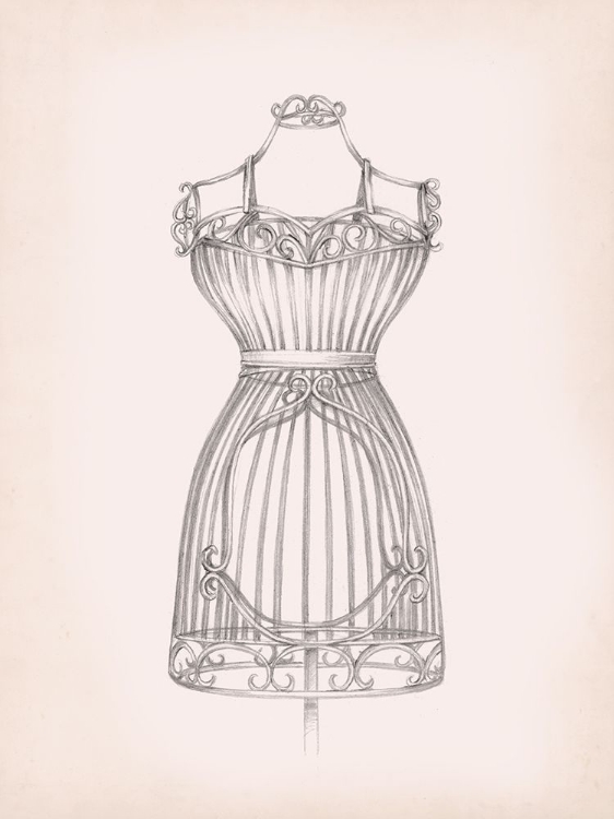 Picture of ANTIQUE DRESS FORM II