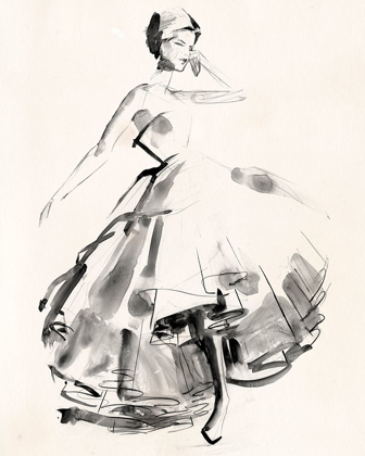 Picture of VINTAGE COSTUME SKETCH II