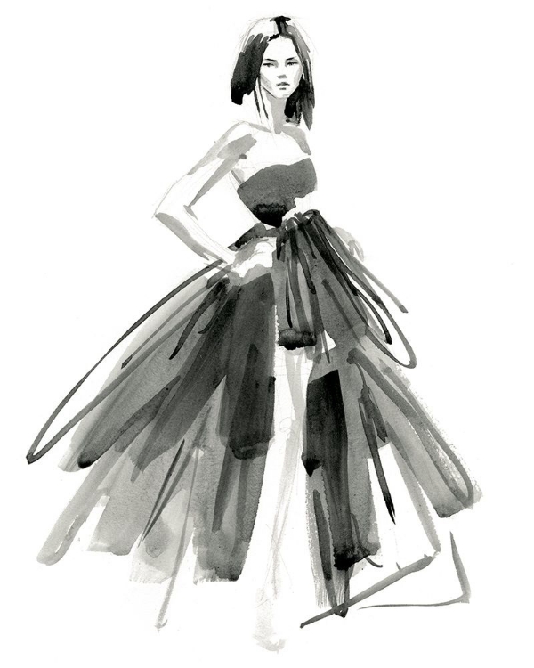 Picture of GESTURAL EVENING GOWN I