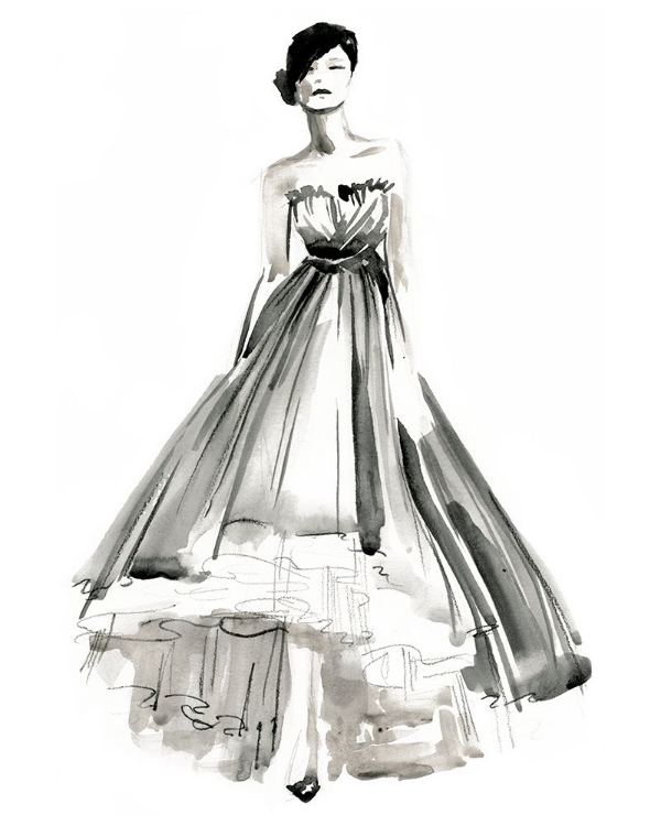 Picture of GESTURAL EVENING GOWN II