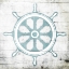 Picture of TEAL STEERING WHEEL TONED DOWN