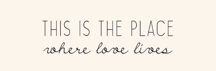 Picture of WHERE LOVE LIVES