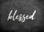 Picture of CHALKBOARD BLESSED