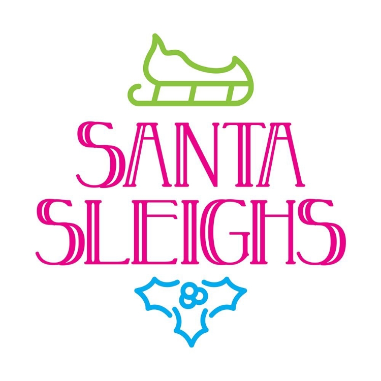 Picture of SANTA SLEIGHS COLORFUL