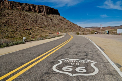 Picture of RT 66 CURVED ROAD