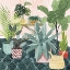 Picture of MODERN JUNGLE I