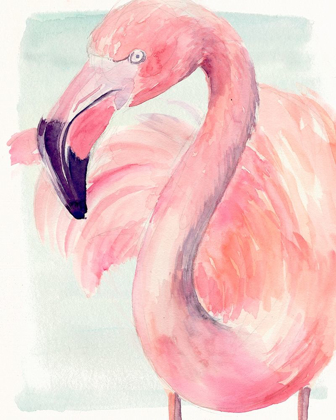 Picture of PASTEL FLAMINGO I