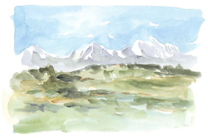 Picture of MOUNTAIN WATERCOLOR I