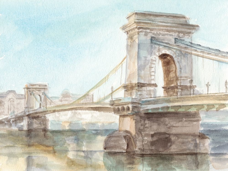 Picture of ICONIC WATERCOLOR BRIDGE I