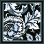 Picture of BLUE AND WHITE FLORAL MOTIF III