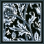 Picture of BLUE AND WHITE FLORAL MOTIF IV