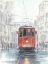 Picture of WATERCOLOR STREETCAR STUDY I