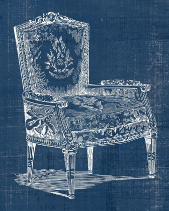 Picture of ANTIQUE CHAIR BLUEPRINT I