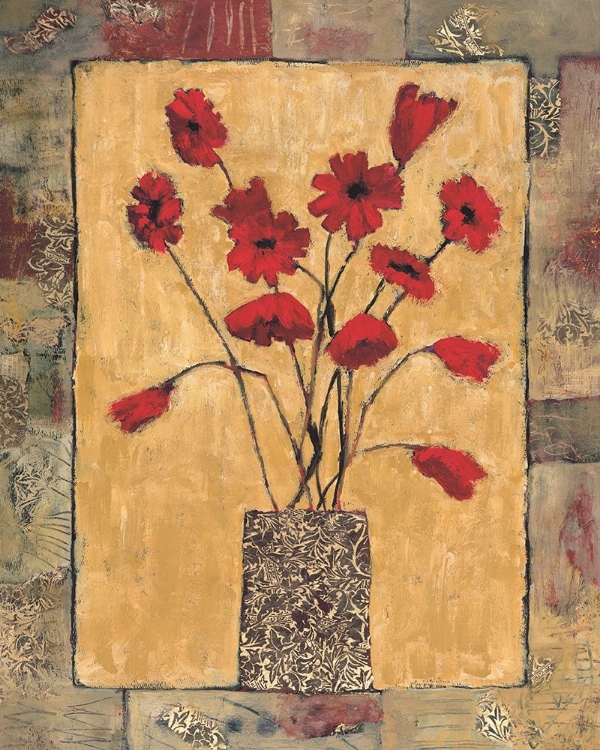 Picture of BLOOMS IN BORDER III