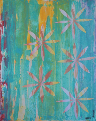 Picture of STAINED GLASS BLOOMS II
