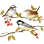 Picture of BIRDS AND BERRIES I