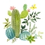 Picture of HAPPY CACTUS I