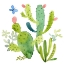 Picture of HAPPY CACTUS II
