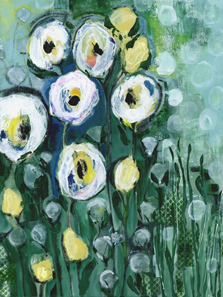 Picture of MODERN WHITE FLORAL II