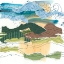 Picture of STITCHED LANDSCAPE I