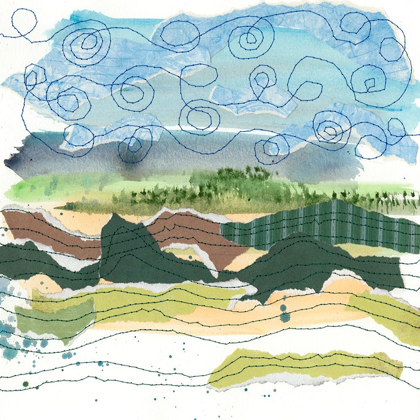Picture of STITCHED LANDSCAPE IV