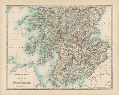 Picture of JOHNSTONS MAP OF SCOTLAND