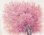 Picture of PINK CHERRY BLOSSOM TREE II