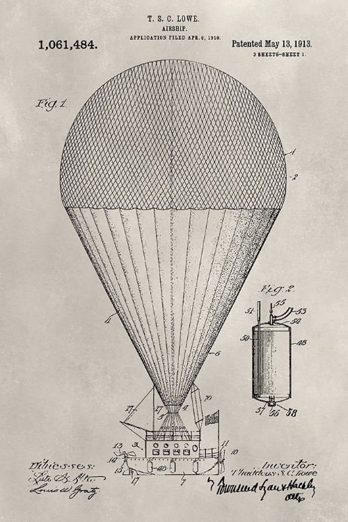 Picture of PATENT--HOT AIR BALLOON