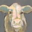 Picture of BLUSH FACED COW I