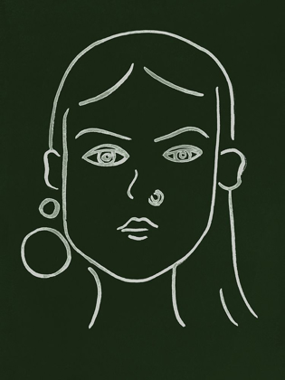 Picture of MALACHITE PORTRAIT IV