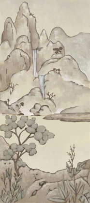 Picture of NON-EMBELLISHED CHINOISERIE LANDSCAPE II
