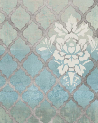 Picture of TEAL AND ARABESQUE I
