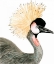 Picture of WATERCOLOR CRESTED CRANE