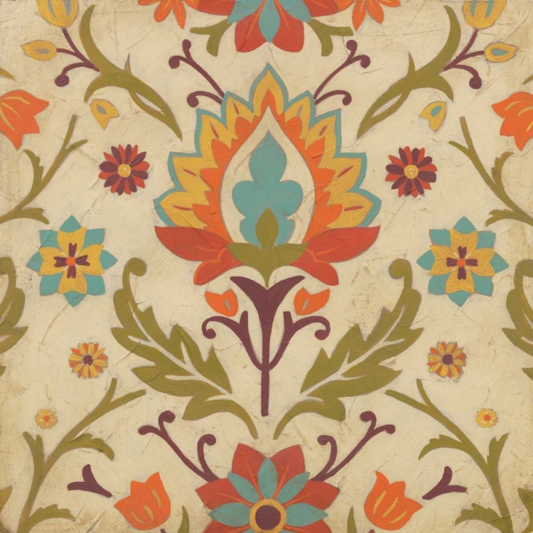 Picture of VINTAGE DAMASK I