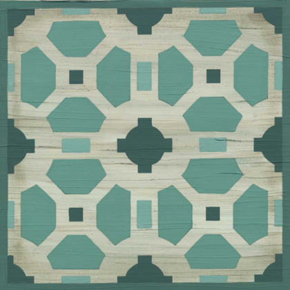 Picture of VERDIGRIS GARDEN TILE IV