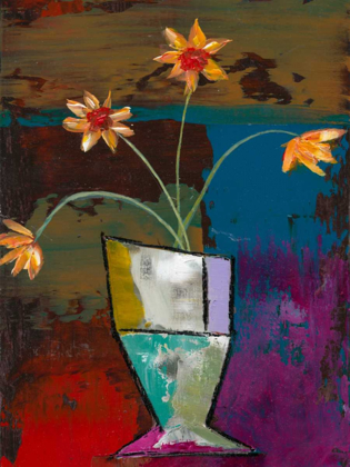 Picture of ABSTRACT EXPRESSIONIST FLOWERS II