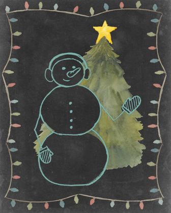 Picture of CHALKBOARD SNOWMAN II