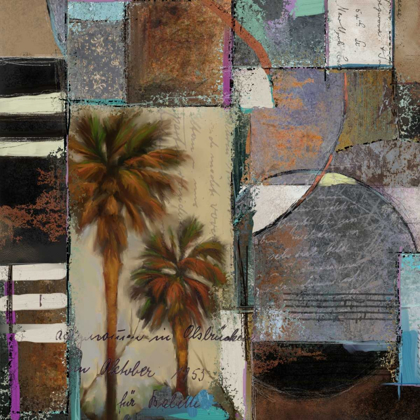 Picture of ABSTRACT PALMS I
