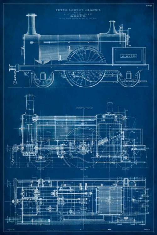 Picture of LOCOMOTIVE BLUEPRINT I