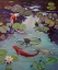 Picture of RED KOI AND LILIES