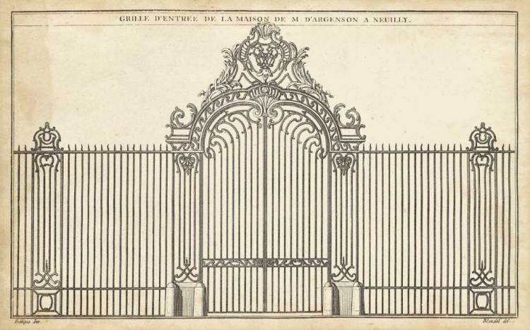 Picture of ANTIQUE DECORATIVE GATE III