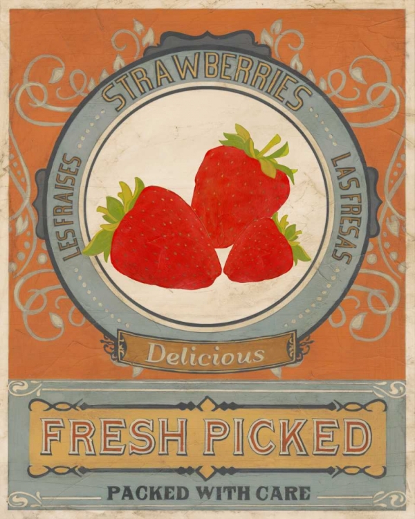 Picture of VINTAGE PRODUCE SIGN VI