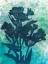 Picture of INDIGO FLORAL SILHOUETTE I