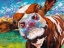 Picture of CURIOUS COW I