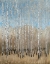 Picture of DUSTY BLUE BIRCHES I