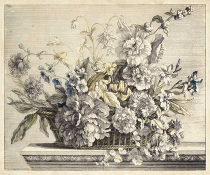 Picture of VINTAGE BASKET OF FLOWERS II