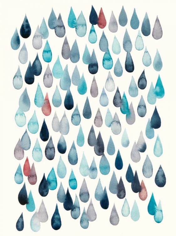Picture of WATERCOLOR DROPS II