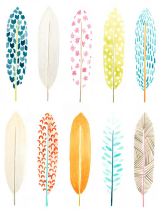 Picture of FEATHER PATTERNS II